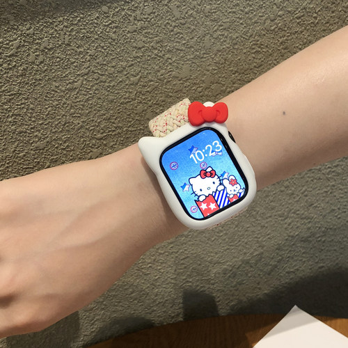 适用表带iwatch9卡通可爱表带