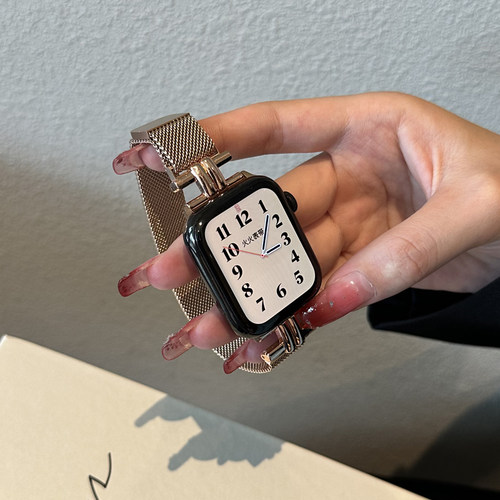苹果iwatch米兰尼斯高级感女表带