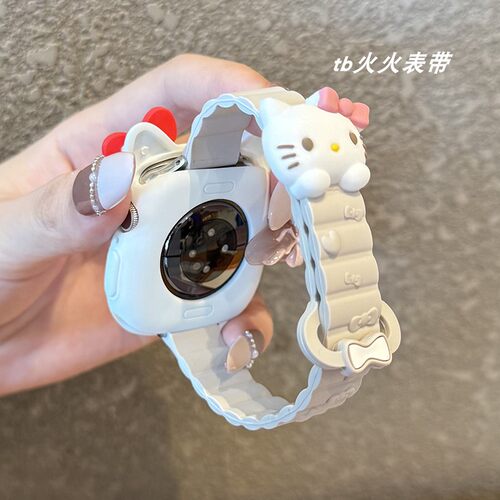 苹果夏季可爱日系hellokitty表带