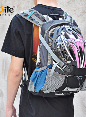 Doite户外骑行水袋背包山地自行车装备包登山徒步公路车饮水包18L