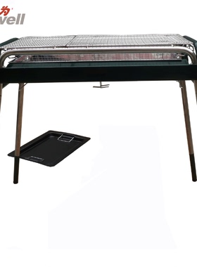 多为韩式烧烤炉烤炉BBQ庭院户外烤架野餐炉不锈钢煎烤炉ND-6220L