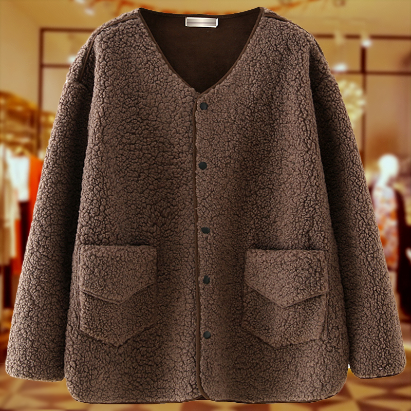 加肥加大码中老年女装夹克外套