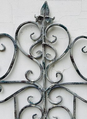 美式乡村复古铁艺植物攀爬藤架室内户外花园庭院阳台支架装饰花i.