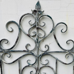 美式乡村复古铁艺植物攀爬藤架室内户外花园庭院阳台支架装饰花i.