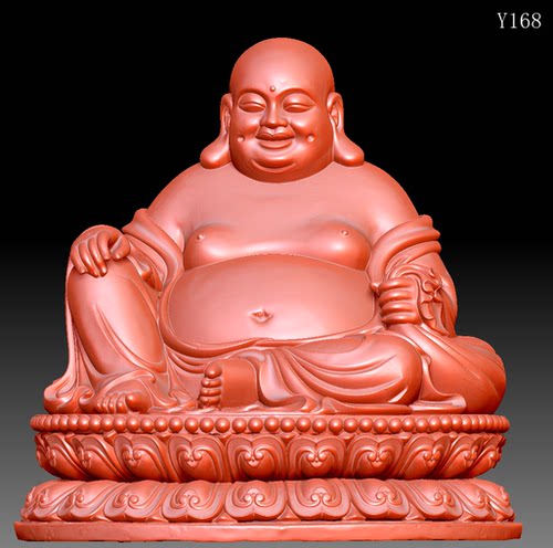 Y168雕刻图北京精雕STL模型三维立体圆雕图佛像-xiu(2)圆雕图