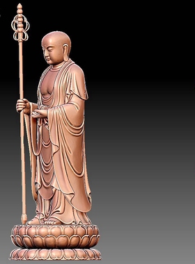 Y695唐曾雕刻图三维立体扫描四轴浮雕图圆雕图3dstl