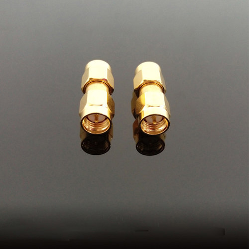 射频同轴连接器SMA-JJ SMA头公头双通 两头皆 内螺内针 SMA-50JJ