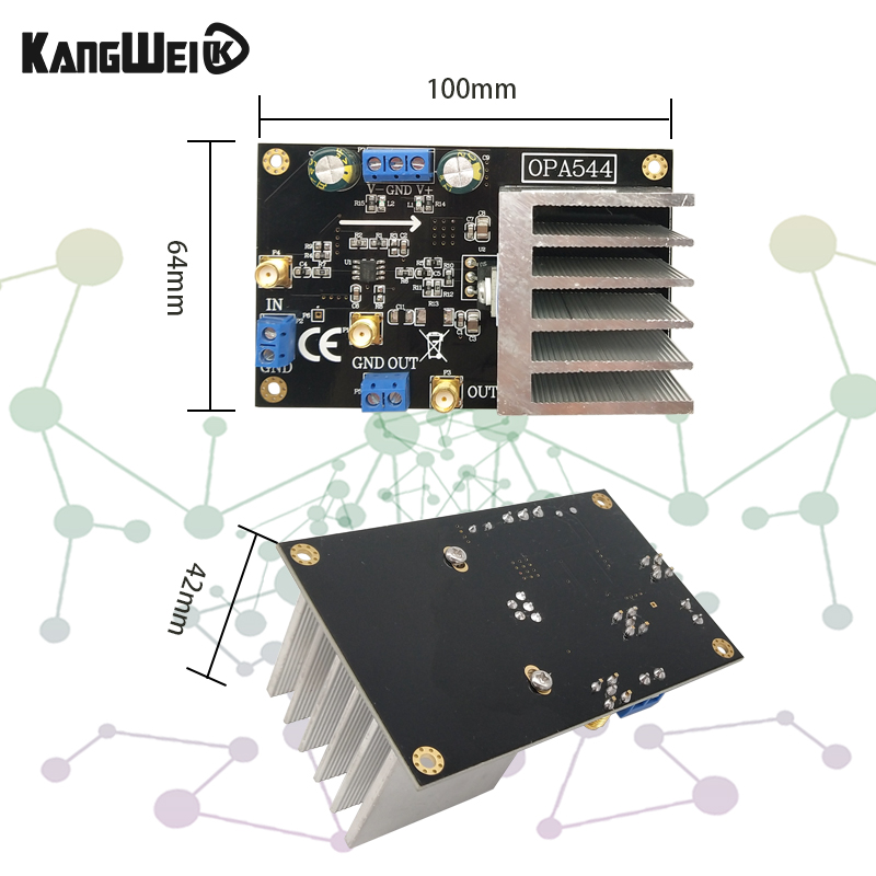功率放大器高压大电流 OPA544模块 68V峰值 2A带载电流电机驱动