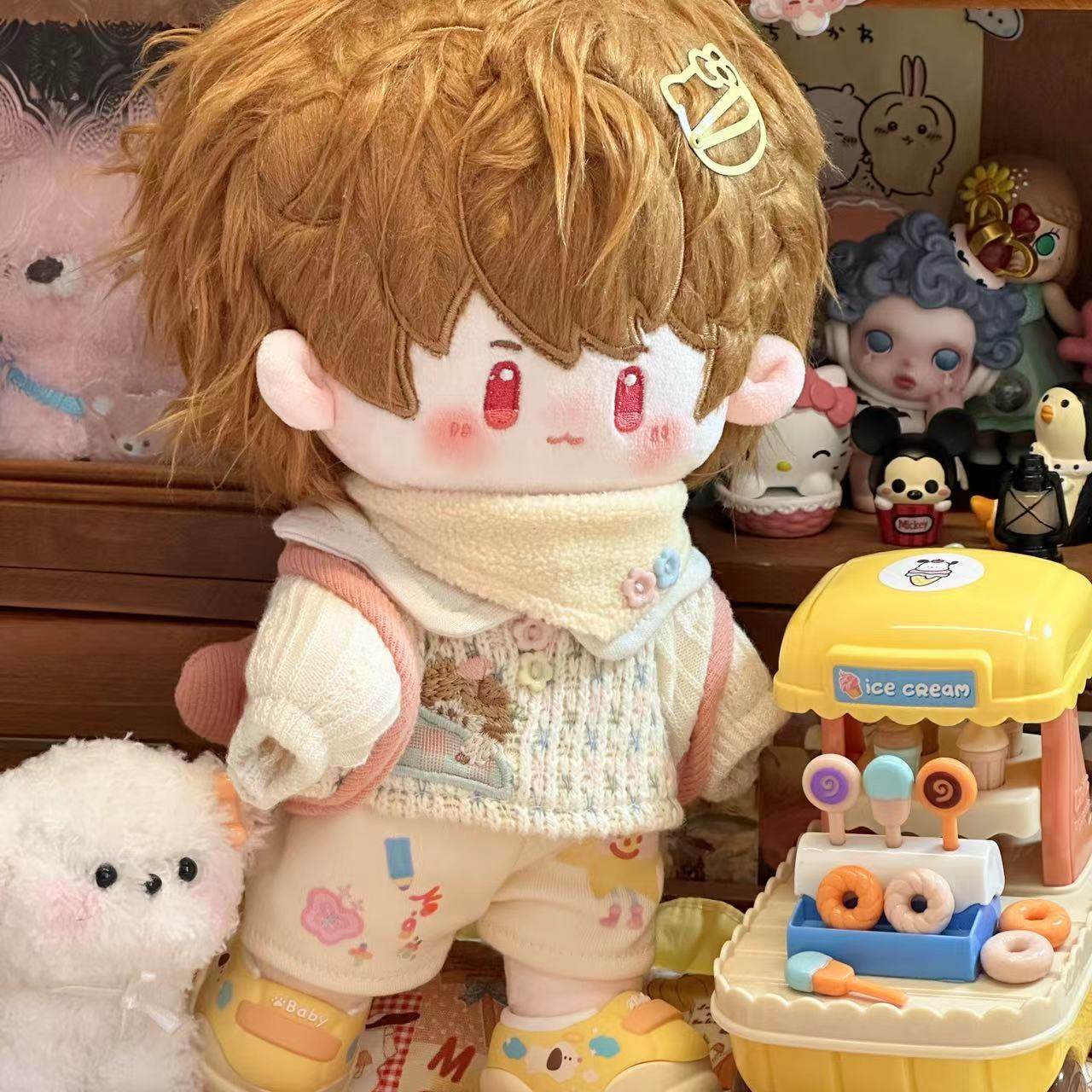 未定事件簿20CM夏彦棉花娃娃夏夏乐周边帅气玩偶原创毛绒明星公仔,节庆用品/礼品,创意玩偶,淘宝优惠券,粉丝福利购,淘宝优惠卷