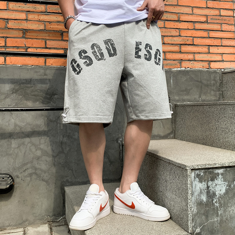 短裤男士夏季潮牌休闲运动马裤直筒潮流五分中裤A438-5220-P43,男装牛仔裤,电商A438