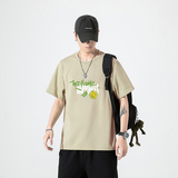 2025夏季短袖T恤韩版新款男装潮牌潮流半袖体恤insA438-T207-P25，男装T恤，电商A438