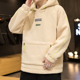 冬装新款羊羔绒连帽外套男保暖棉服加厚男士外套A438-2722，男装棉衣，电商A438
