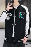 2025春秋季新款棒球服男韩版潮流帅气夹克休闲外套A438-JK01-P45，男装夹克，电商A438