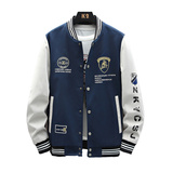 A438-2108-P60潮牌圆领时尚棒球服大牛印花PHNDAS夹克休闲外套男，男装夹克，电商A438