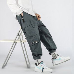 A438-6116-P65控88 2025秋季新款工装机能宽松九分裤休闲运动长裤，男装工装外套，电商A438