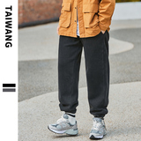 A438-6198-P70控982025秋季新款日系街景美式重工艺宽松休闲裤潮，男装休闲裤，电商A438
