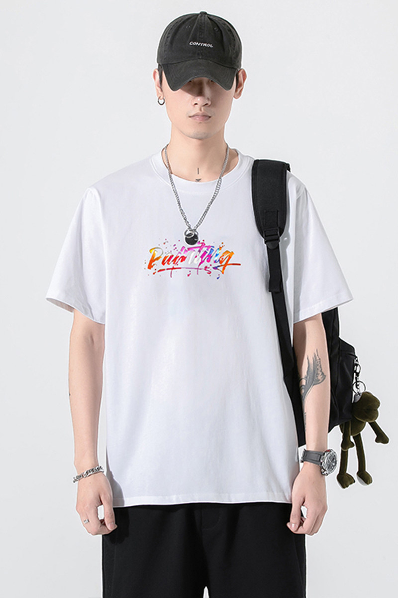 2025夏季短袖T恤韩版新款男装潮牌潮流半袖体恤insA438-T206-P25,男装T恤,电商A438