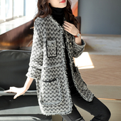 流苏开衫 宝诗黎小香风格 2025时尚 针织外套女新款 上衣 子亮丝中长款