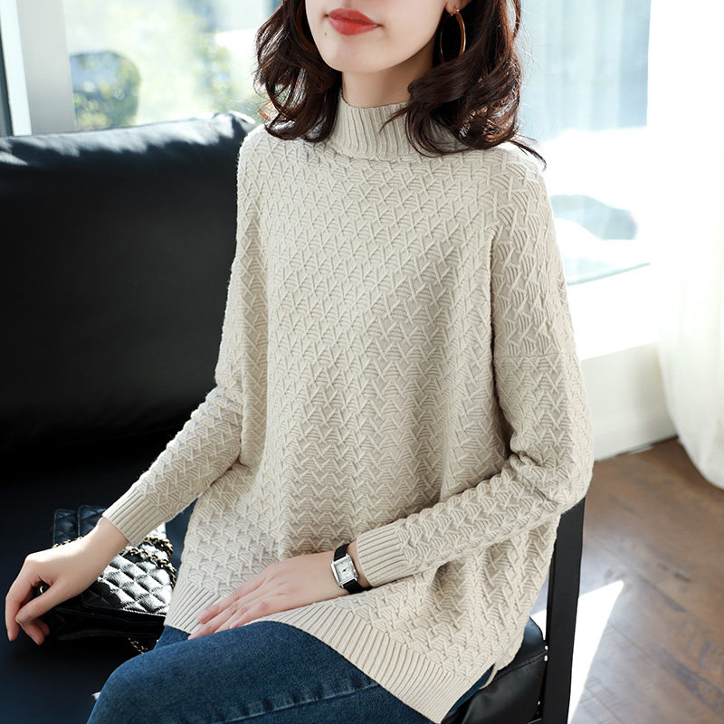 Bausch Li Women's wear Half a Internal lap sweater 2022 Early spring new pattern Easy knitting jacket fashion Base coatin the Women's clothing/Boutique , Sweaters  category - from Buy2taobao.com to provide professional Taobao agent buy service