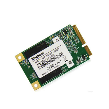 KINGBANK金百达KM100 120G/240g mSATASSD笔记本台式高速固态硬盘