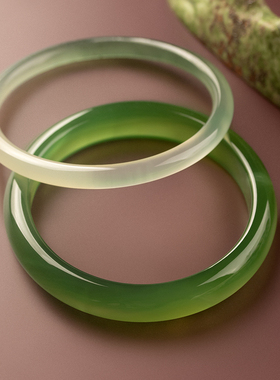 宫之词天然玛瑙手镯金发晶绿幽灵水晶原创复古礼物珠宝吊坠