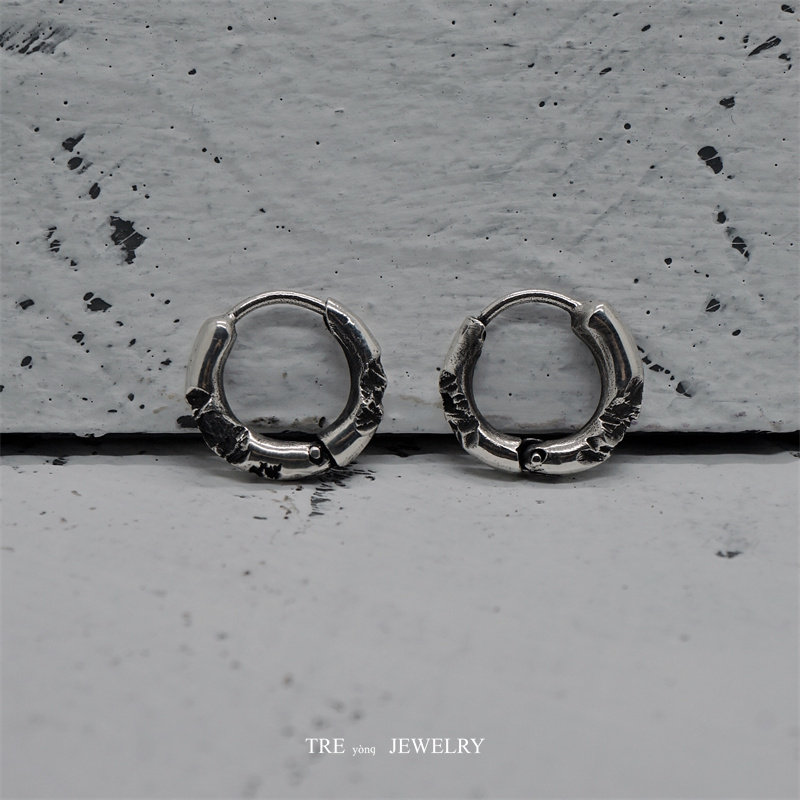 empress47 circulation原创设计缺陷耳环女925纯银新款高级