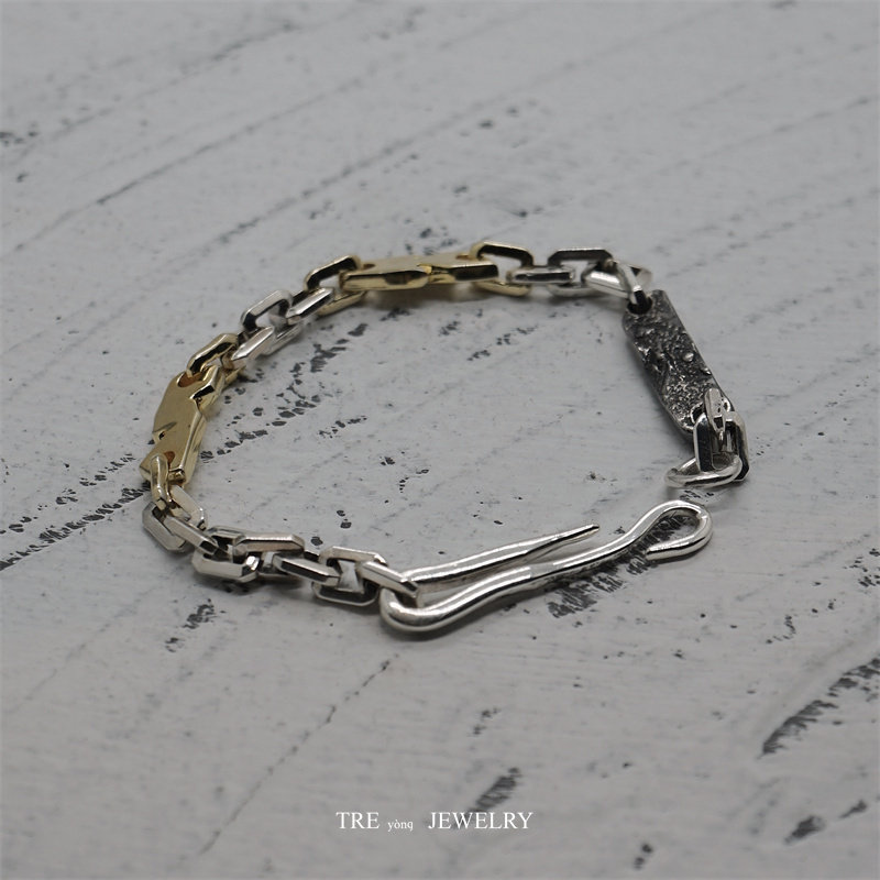 empress47 circulation原创设计缺陷手链男女925银个性情侣