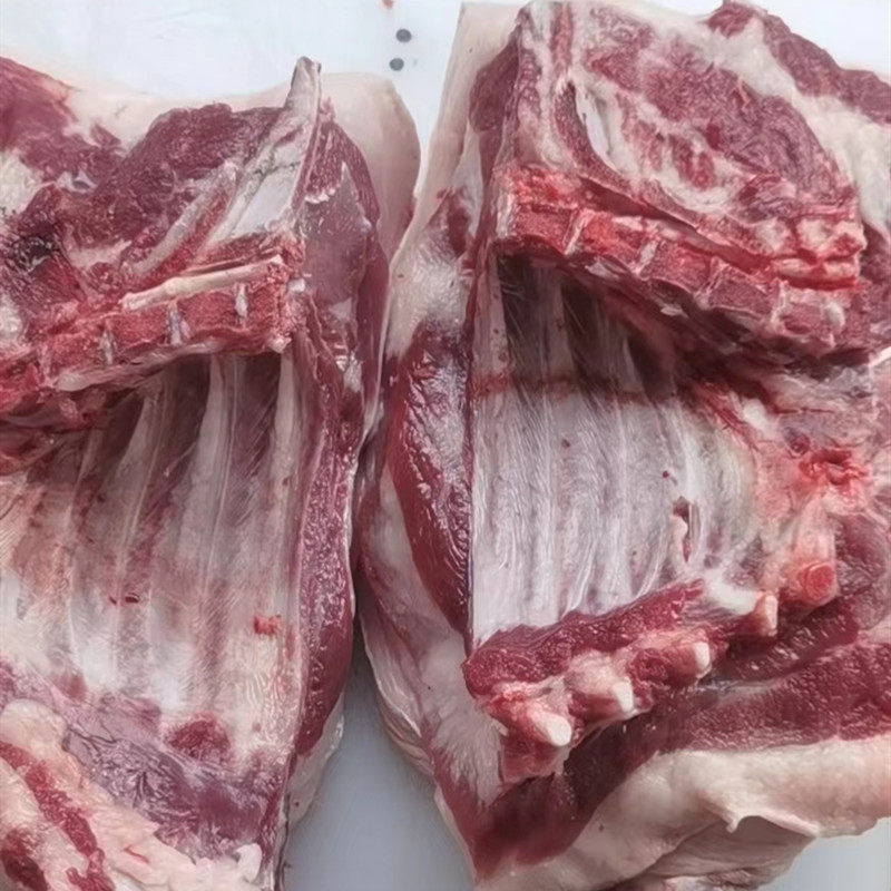 江西农家散养土黑花猪肉猪肋猪小排土猪黑猪肉生鲜排骨顺丰快递