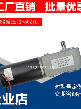 600JSX89-50ZYL DC 12V24V 50 100 40 30 13 4 6 转rpm电机直销