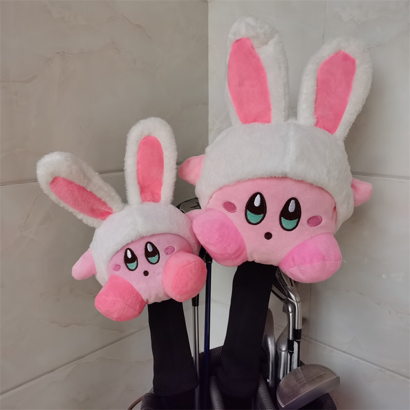 星之卡比高尔夫球杆套一号木帽套毛绒球道木杆头保护套高尔夫配件