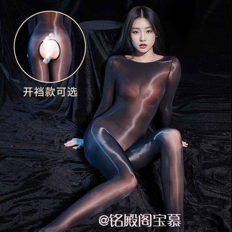 九分全身油光丝袜连体衣超薄丝滑