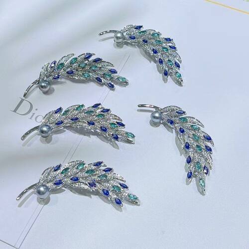装饰品新款水晶西奢华麦穗胸花