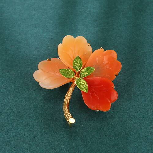 女胸针琉璃西装礼服材质胸花别针