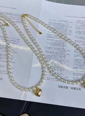 诸暨天然淡水珍珠项链mm小米珍珠