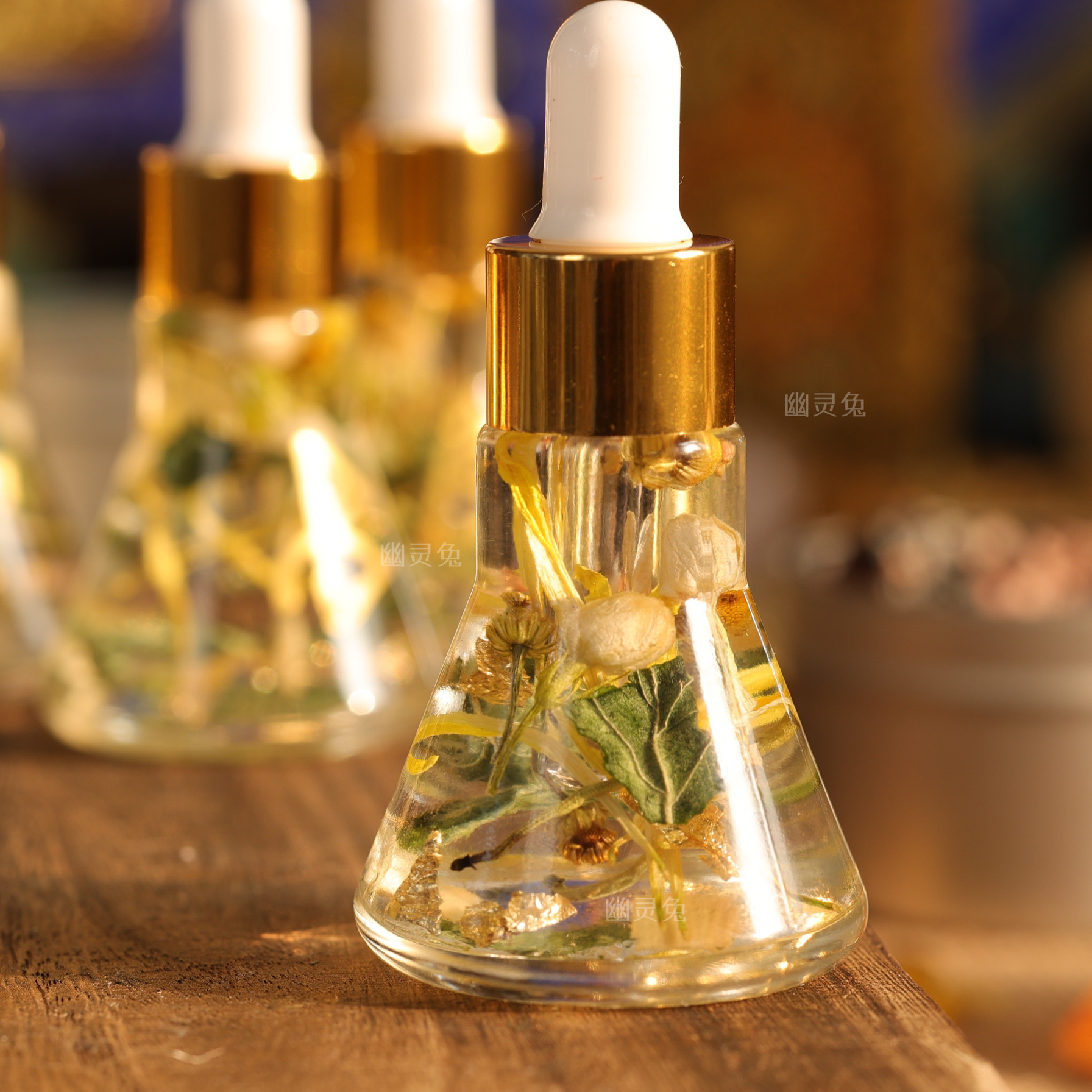 VM精油草药浸泡油 天然水晶块香薰摆件