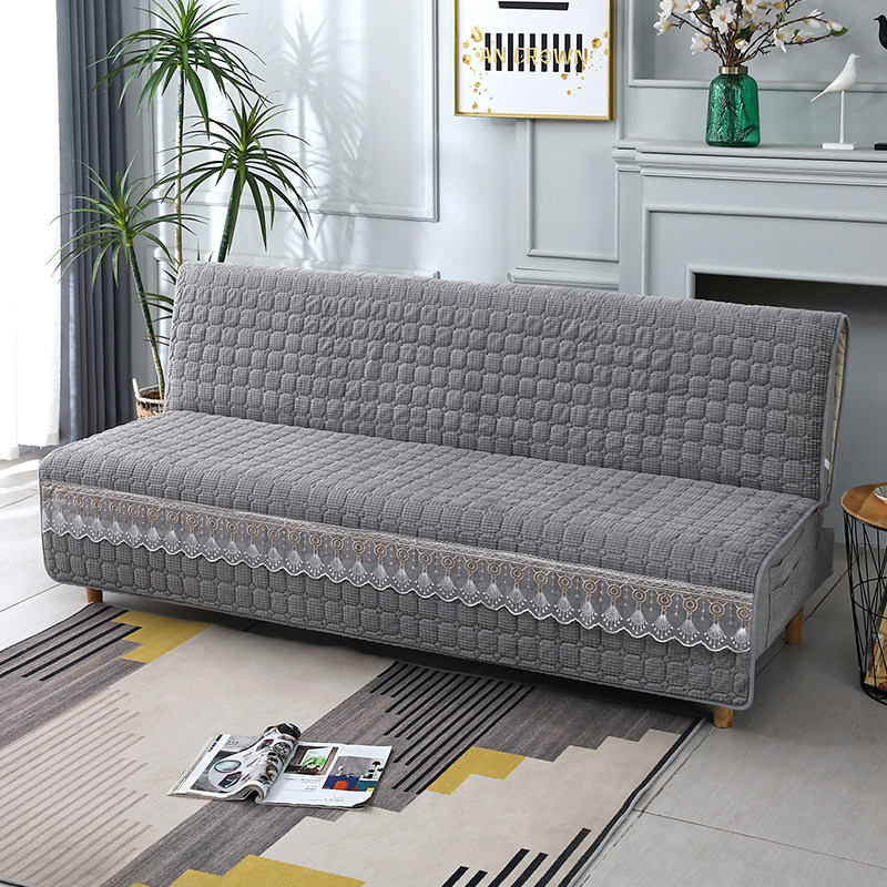 折叠懒人沙发垫套罩懒人可折叠两用沙发垫四季通用防滑松紧带固定