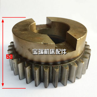 Z32 XA5032立铣头大平齿小平齿 X52K 北京机床铣床配件X62W