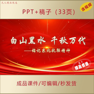 弘扬传承东北抗联精神PPT课件AL758