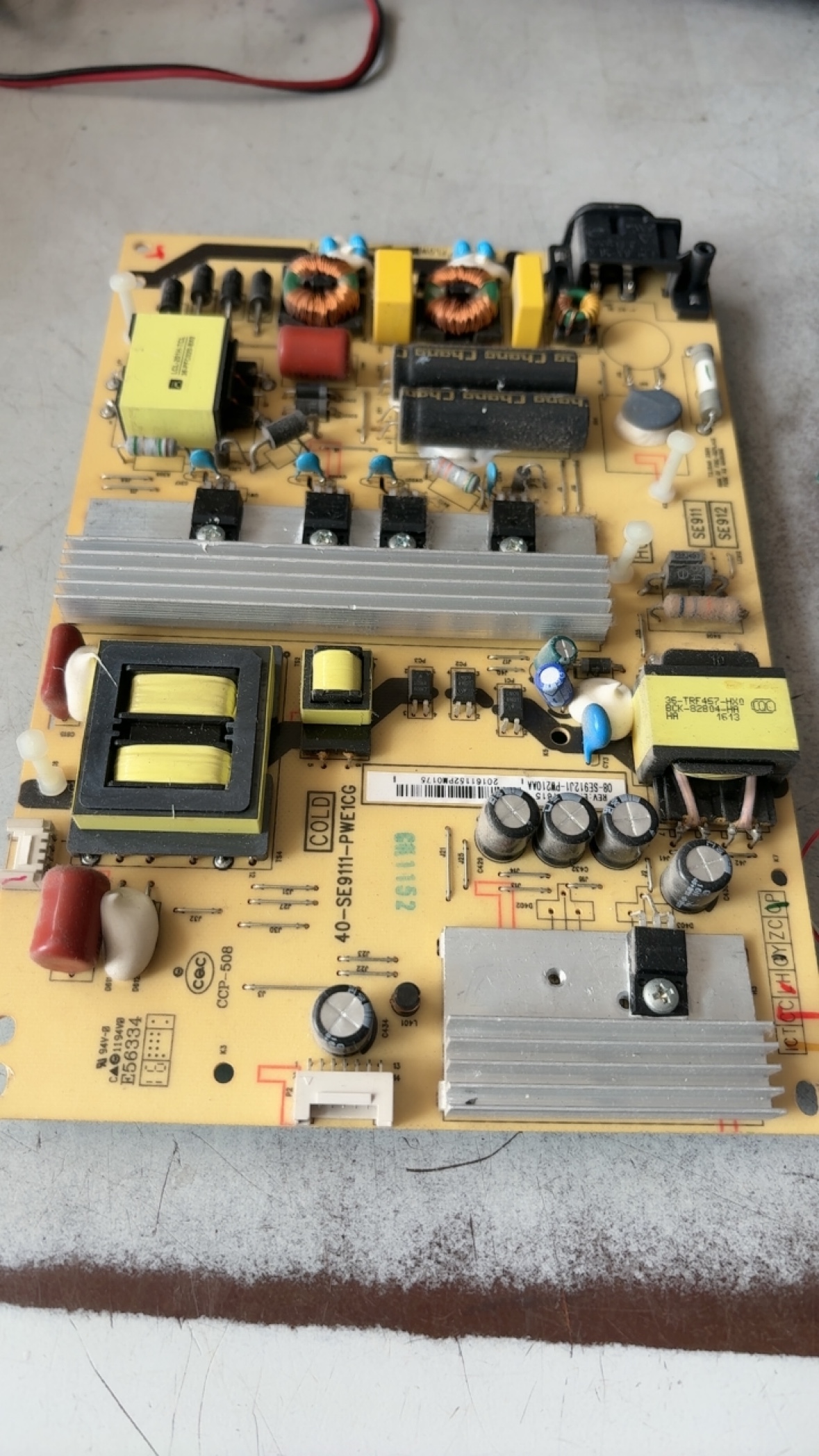 原装东芝43U66EBC电源板40-SE9111-PWE1CG/PWD1CG