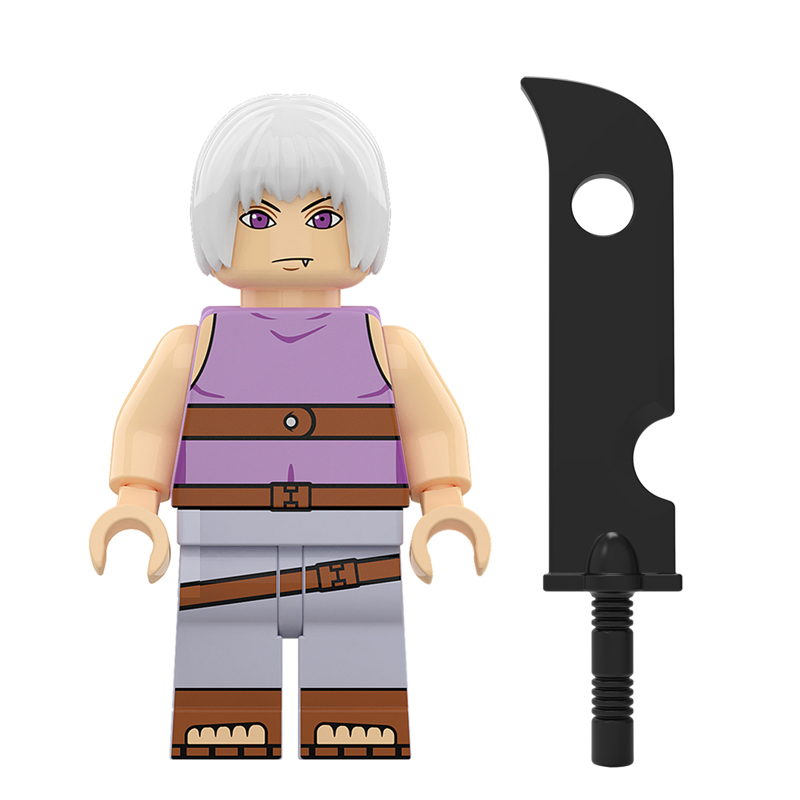 忍者K2077鬼灯水月第三方男女儿童益智拼装积木人仔玩具