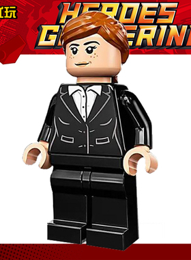 复仇者联盟4KM66030小辣椒钢铁侠第三方儿童益智拼装积木人仔玩具