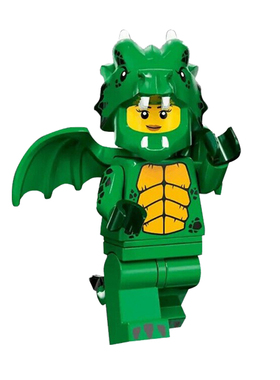 71034第23季抽抽乐KM66050绿龙人拼装男孩益智积木人仔儿童玩具