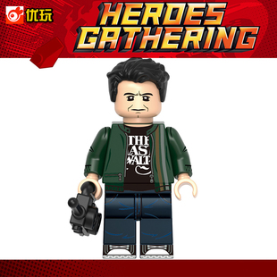 2024年人仔黑袍纠察队GH0586休伊坎贝尔第三方儿童拼装积木玩具