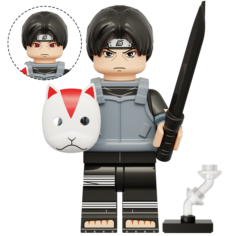 忍者K2110宇智波鼬儿童第三方儿童男女孩益智拼装积木人仔玩具