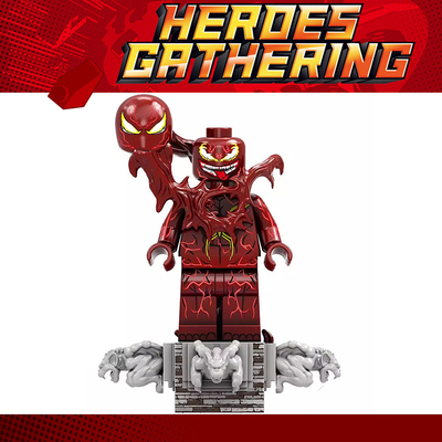 TV1086毒液艾迪布洛克第三方小颗粒益智儿童男孩拼装人仔积木玩具