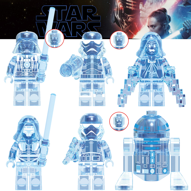 星球大战9全息透明暴风兵人仔