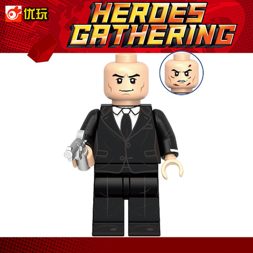 正义联盟GH0296莱克斯卢瑟超人第三方儿童男女孩拼装积木人仔玩具