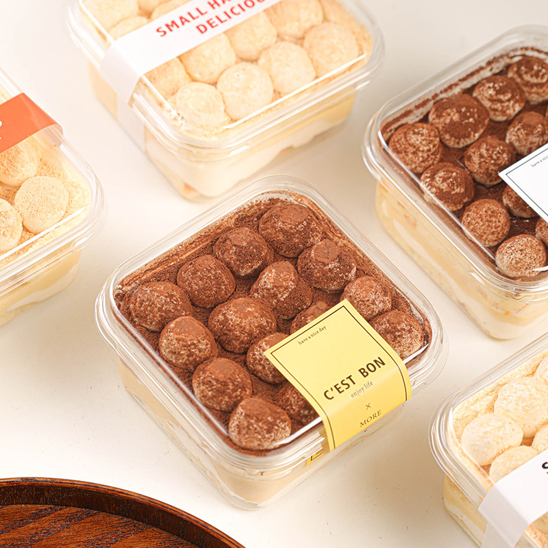 提拉米苏盒子方形透明带盖千层慕斯蛋糕豆乳一次性甜品烘焙包装盒,厨房/烹饪用具,点心包装盒/包装袋,淘宝优惠券,粉丝福利购,淘宝优惠卷