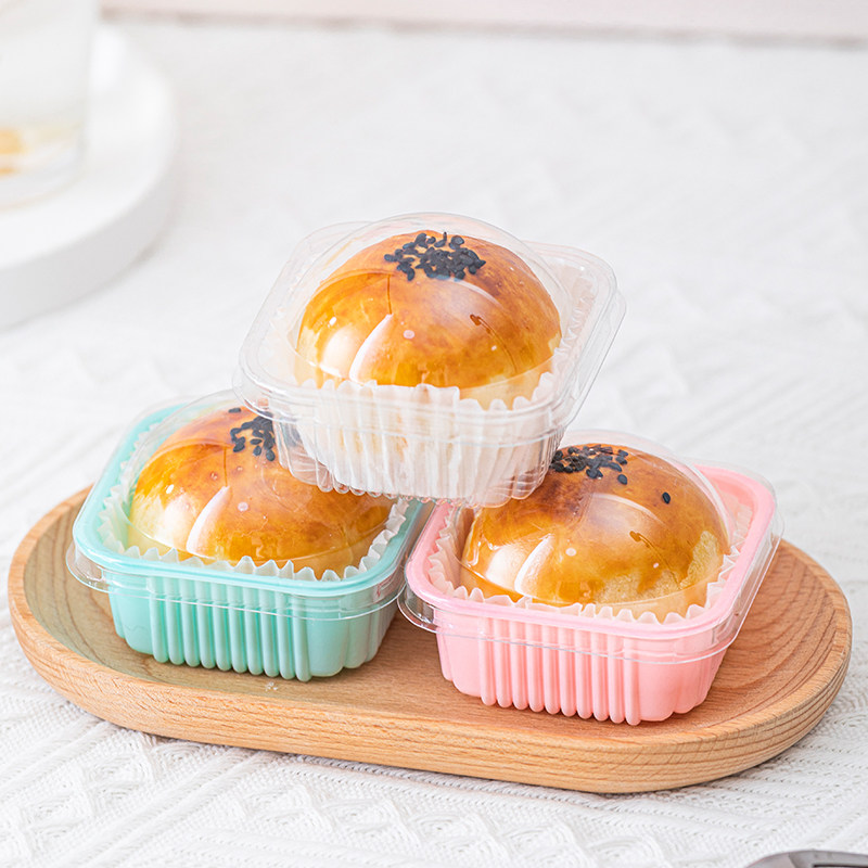 中秋节蛋黄酥月饼加厚透明带盖底托雪媚娘糕点单个盒子吸塑包装盒,厨房/烹饪用具,点心包装盒/包装袋,淘宝优惠券,粉丝福利购,淘宝优惠卷