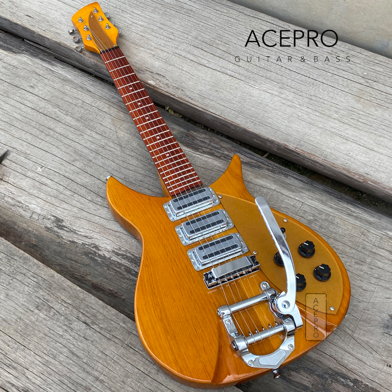 Acepro Rickenbacker 专业级 325电吉他 单板旅行便携 国产琴包邮